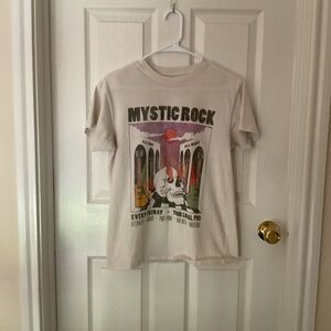 Mystic Rock Graphic Tee - Cream